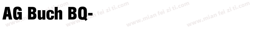 AG Buch BQ字体转换